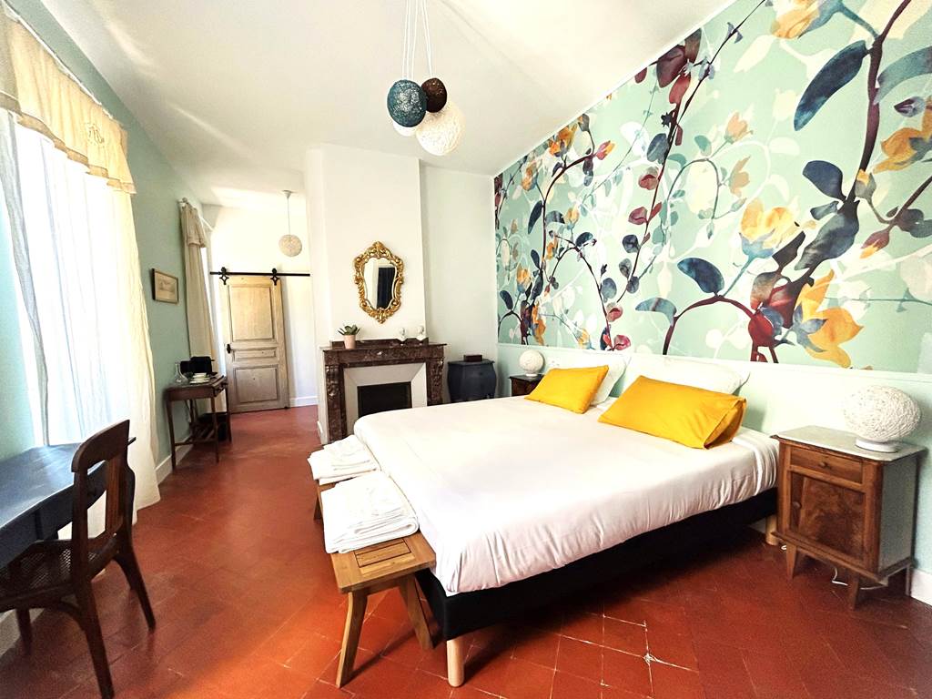 Chambre Pavot - Domaine de Lanis Maison Hotes Castelnaudary