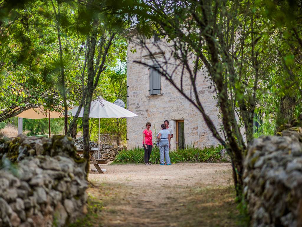 Entrée du gite de Poudally