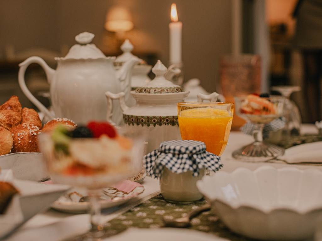 Table du petit déjeuner
