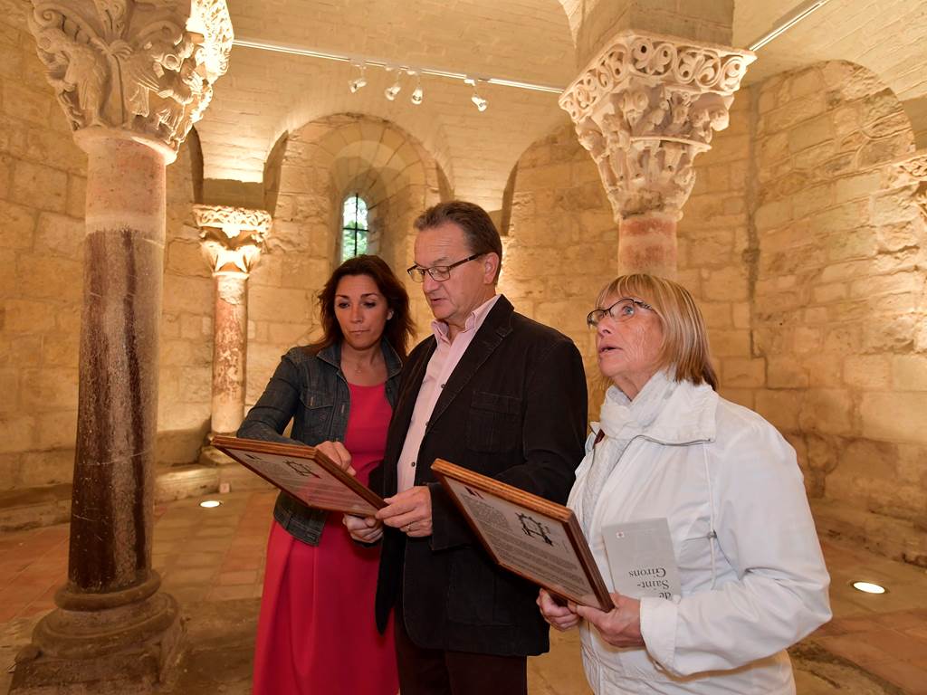 Visite nocturne Crypte
