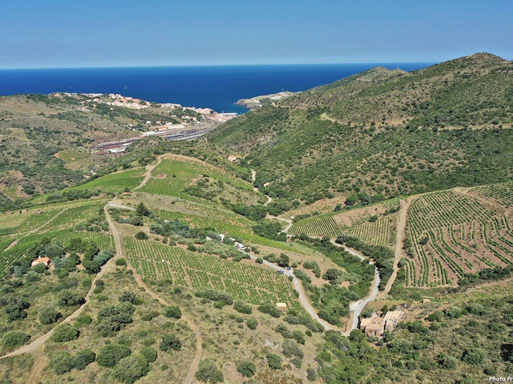 Cerbère, l'arrière pays et son vignoble