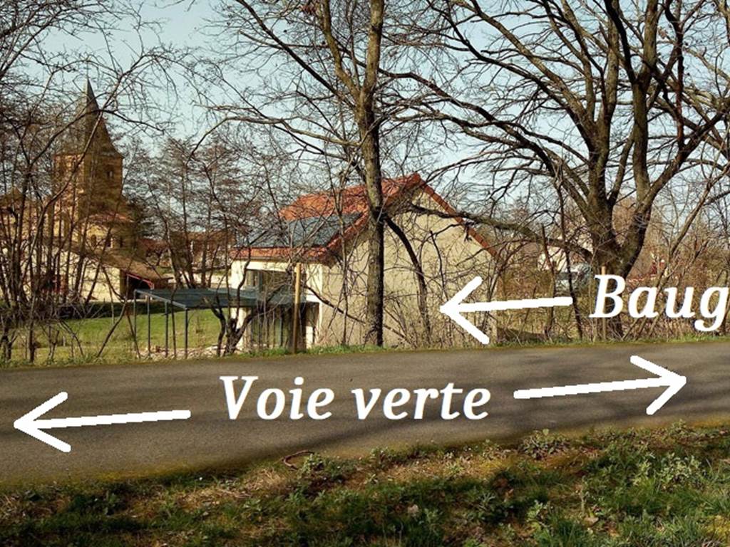 La voie verte est à coté du gîte