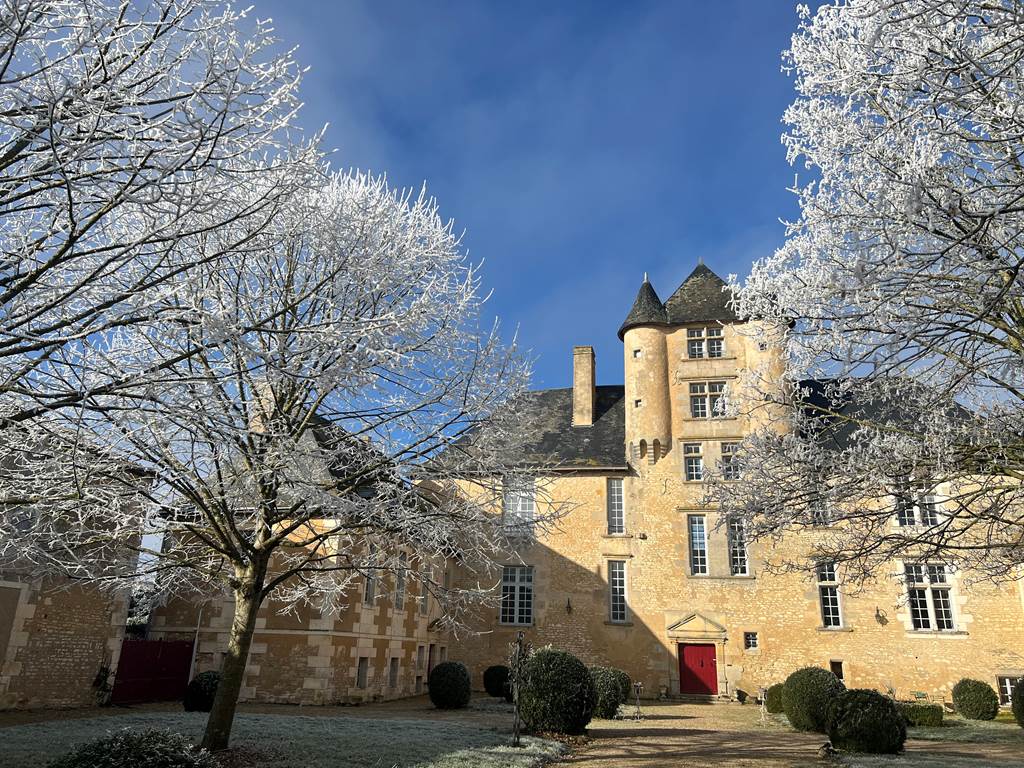 Givre au château