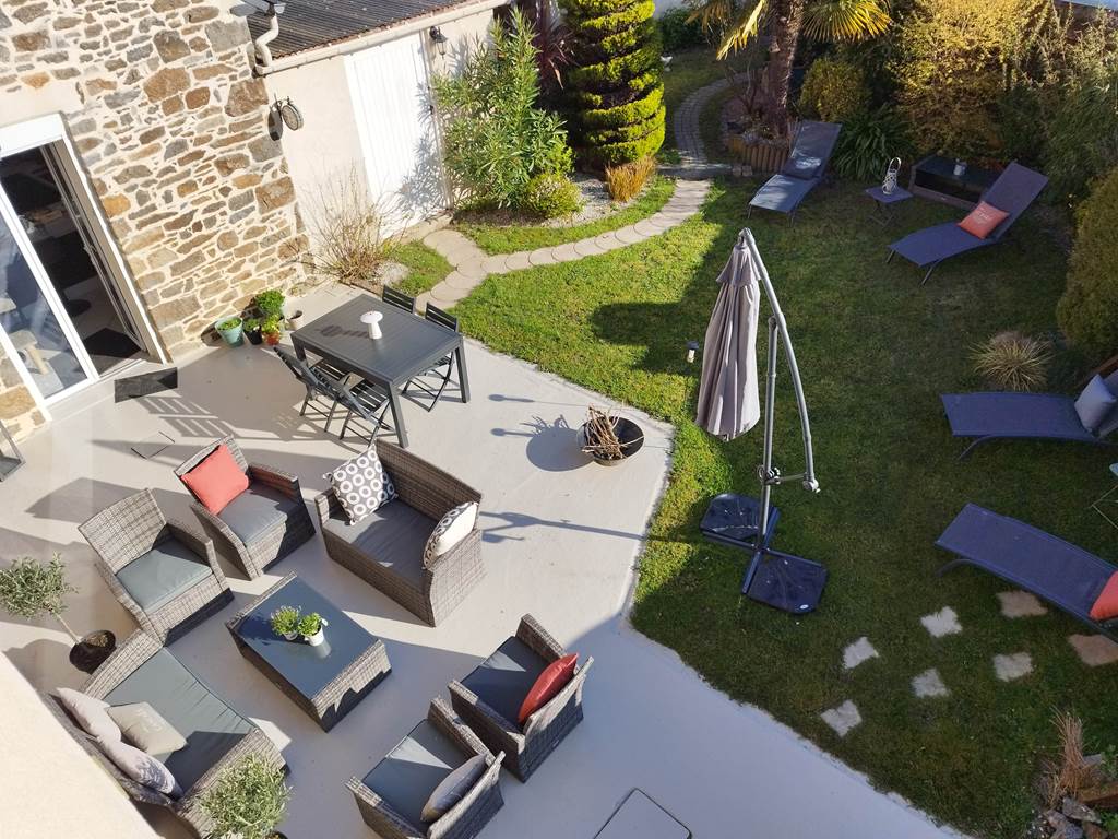 terrasse de la maison d'hôtes