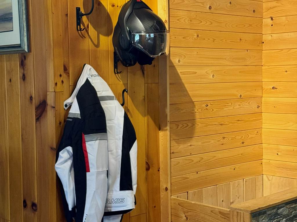 Equipement motard-Chalet en bois rond Mauricie