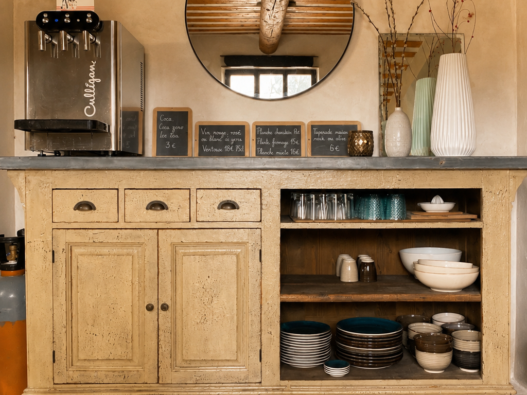 Au Mas des Perrines, chaque détail raconte l'esprit de la maison : authenticité, convivialité et douceur de vivre en Provence