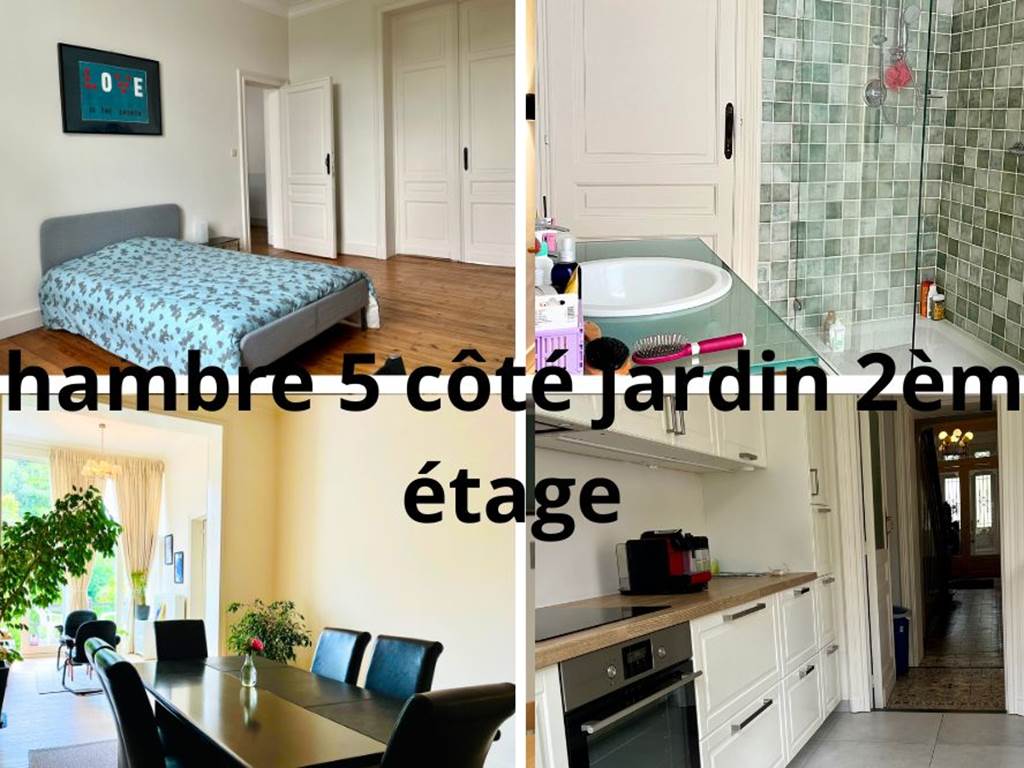 Chambre 5 côté jardin 2ème étage
