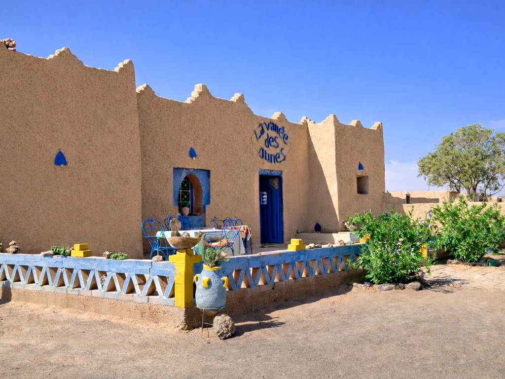 Façade de l'auberge