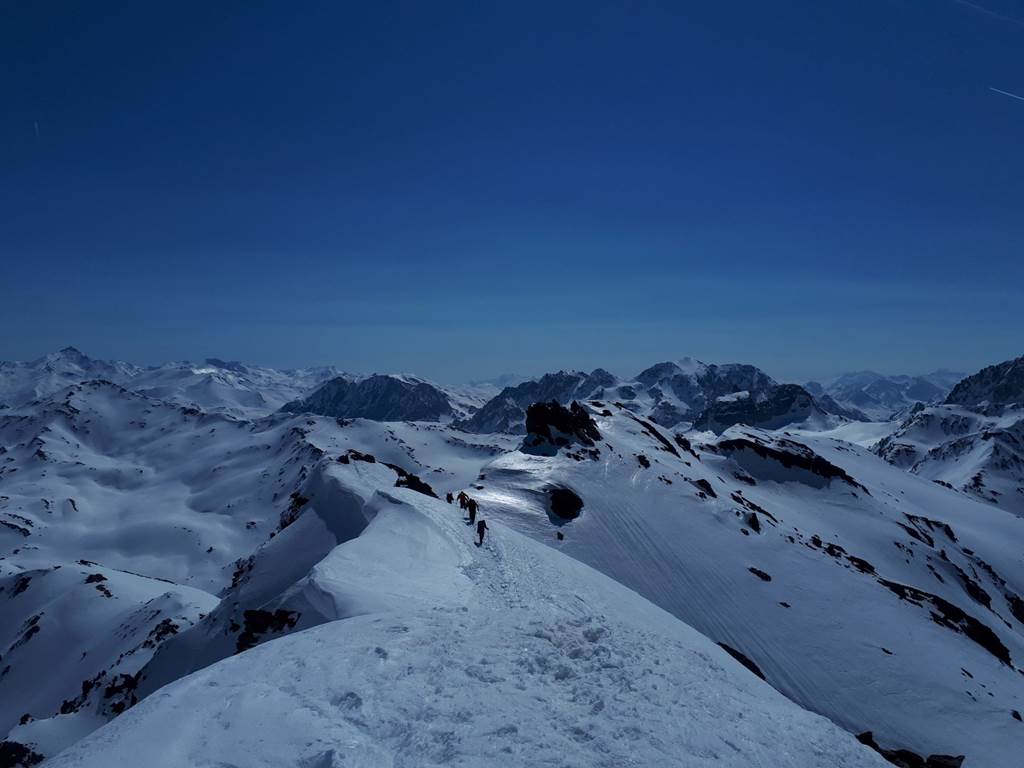 Sommet de Roche Noir en ski de rando par le refuge de Terre Rouge