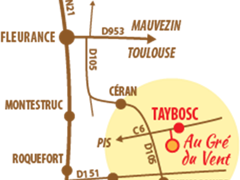 Plan de situation Taybosc