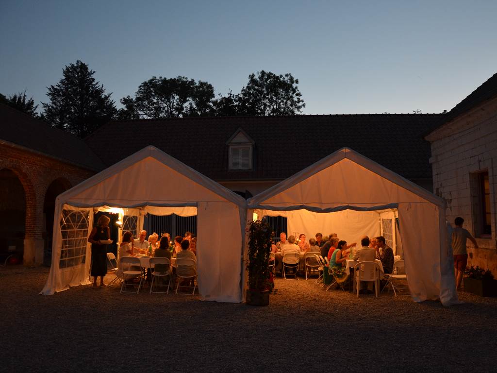 Soirée festive au gîte du château de la Caloterie