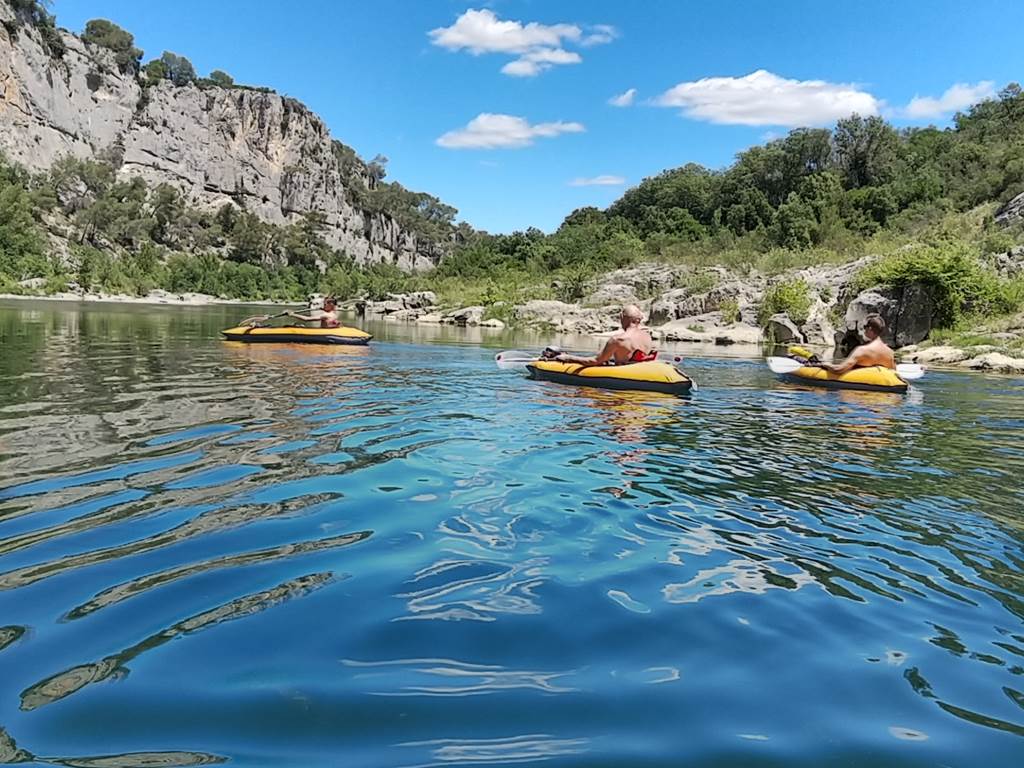 canoe sur le Gardon