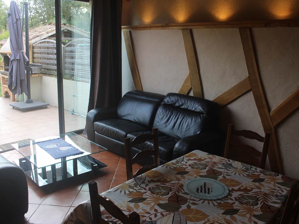 Le coin salon du gîte