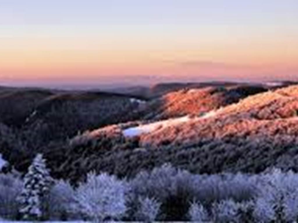 paysage d'hiver dans les vosges