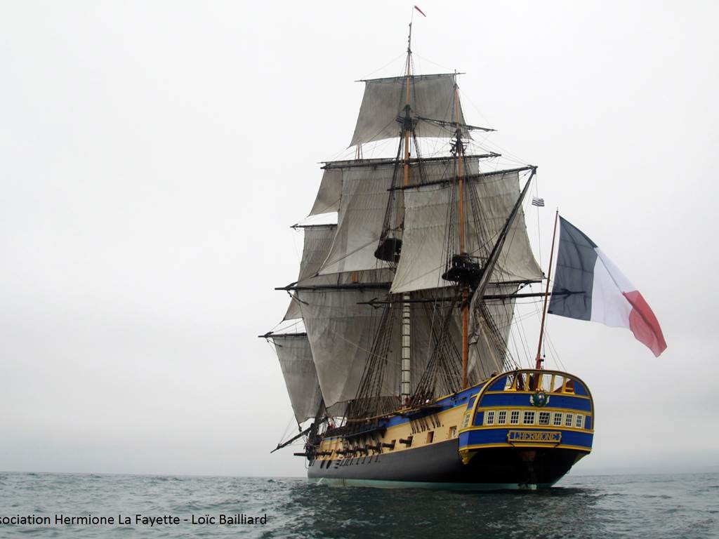 bateau l'hermione à la rochelle