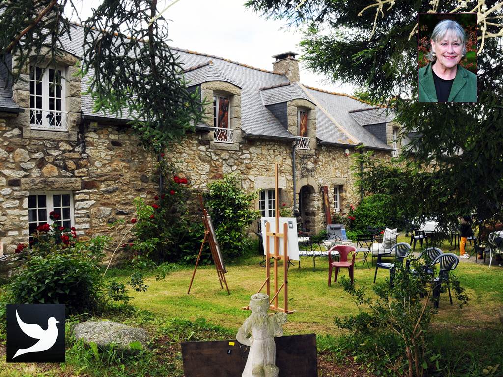 Tableau extérieur dans le jardin