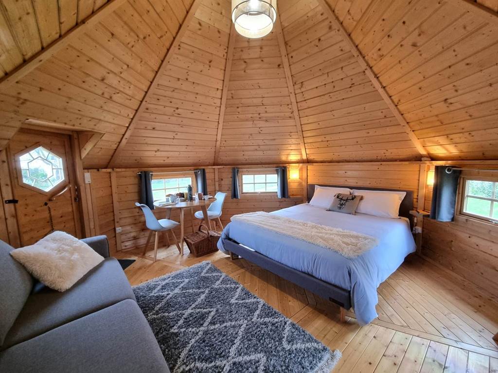 Vacances en famille cabane en bois Loire