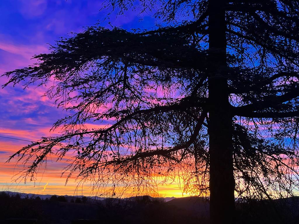 Lever de soleil au Cellier des Amis