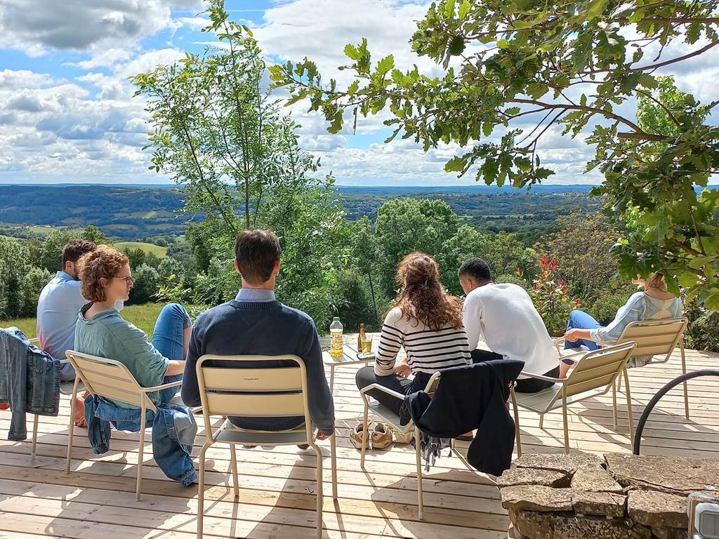 Terrasse belvédère