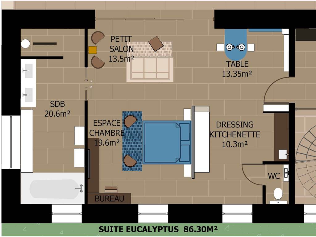 PLAN SUITE EUCALYPTUS