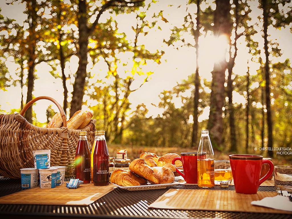Petit-déjeuner Domaine de La Male Spa Toulouse Lodge