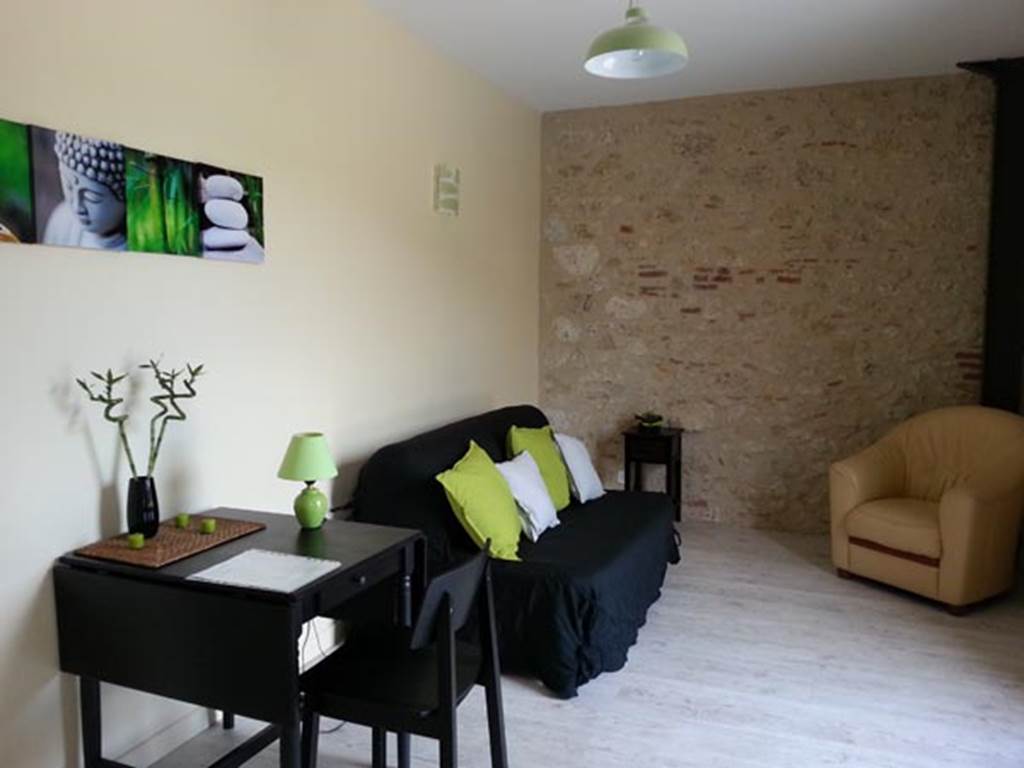 salon privatif chambre "Galets de Garonne" accueil PMR