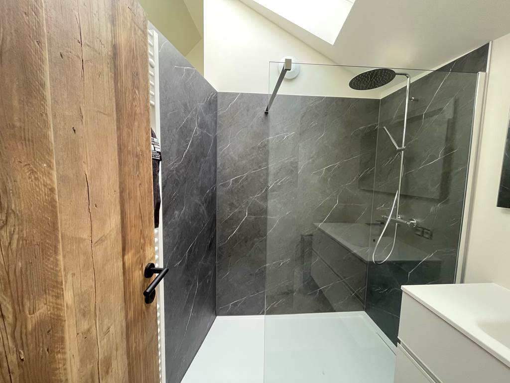 La salle de douche