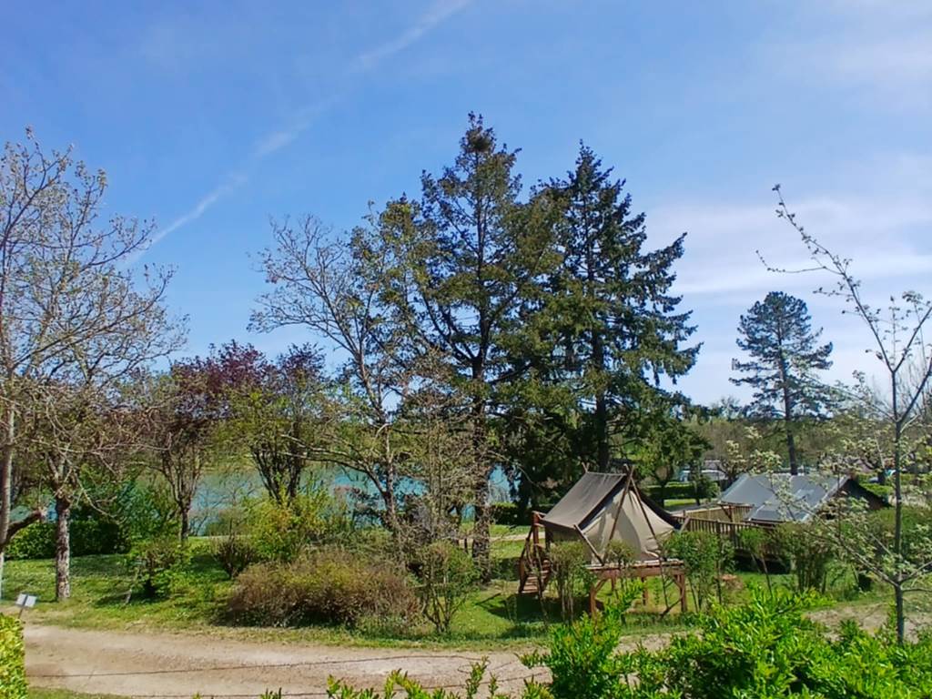 vue depuis le haut du camping