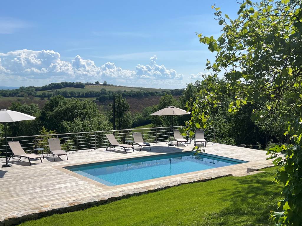 Piscine Gîte La Blanchie Haute