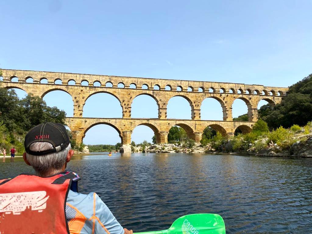 canoe pont du gard