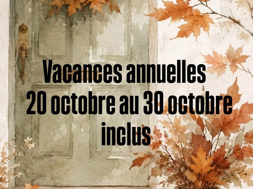 vacances annuelles