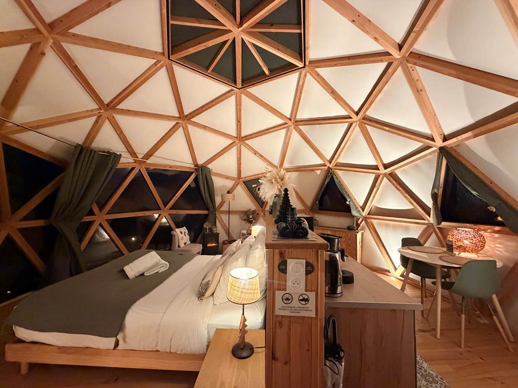 Dôme avec une ambiance cocooning