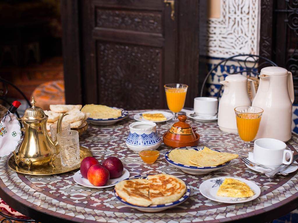 Petit Déjeuner-Hotel de Charme-Fes
