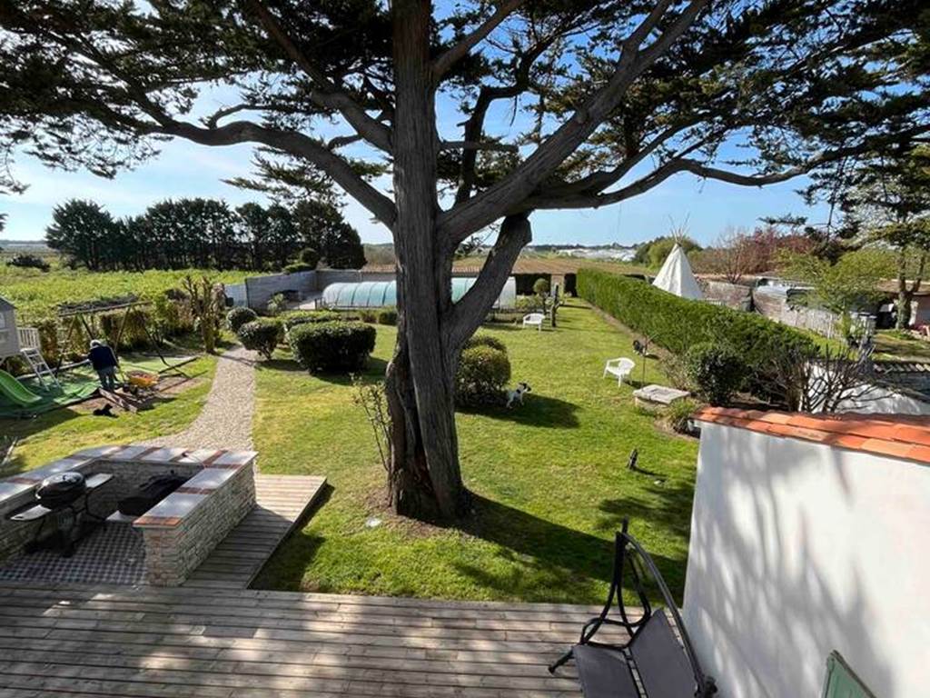Grande Maison - Terrasse jardin vu de l'étage