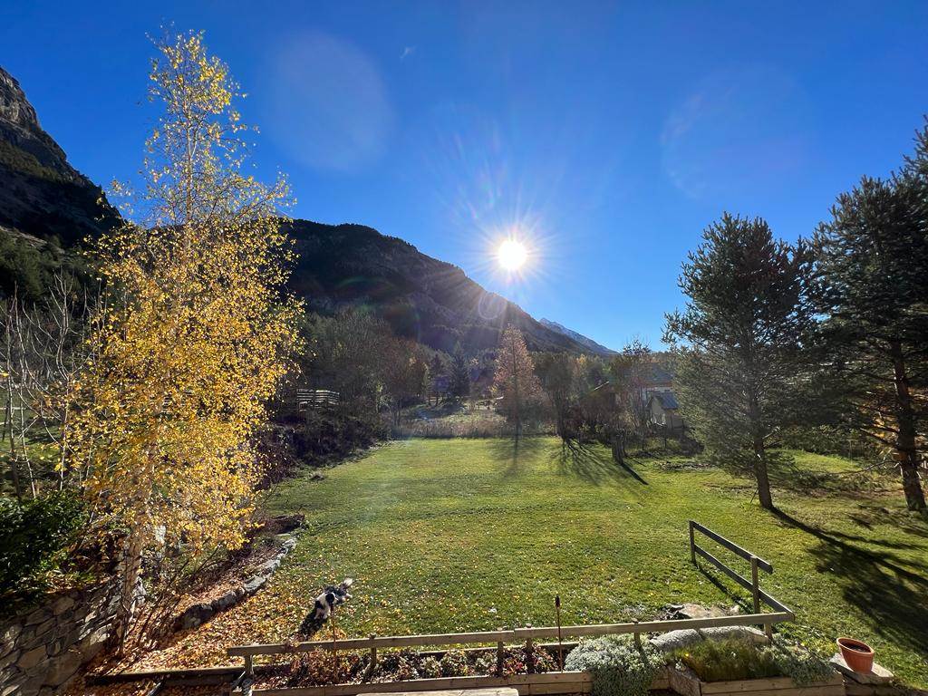 Vue de notre terrasse sur la pointe de Pécé.