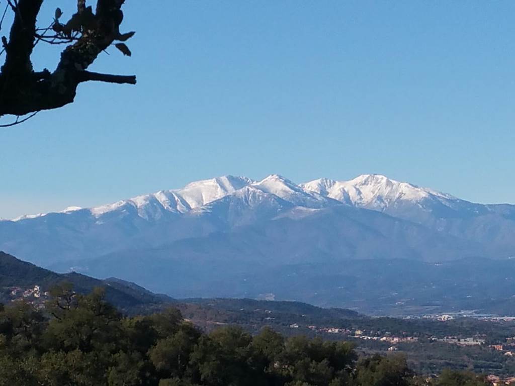 Vue de la montagne du Canigou, dans les Pyrénées Orientales