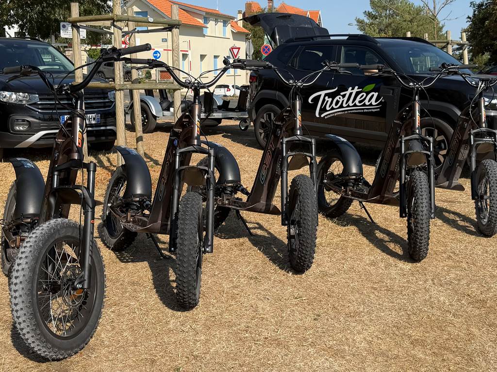5 trottinettes