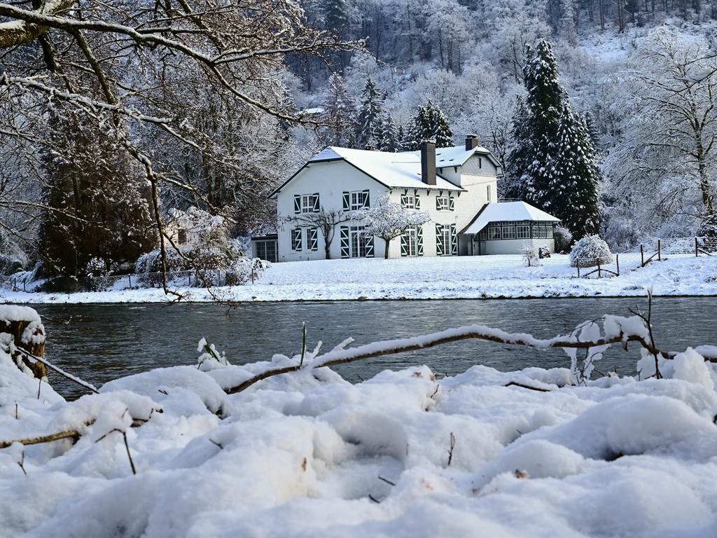 Ecolodge du Moulin in winter - en hiver - im Winter