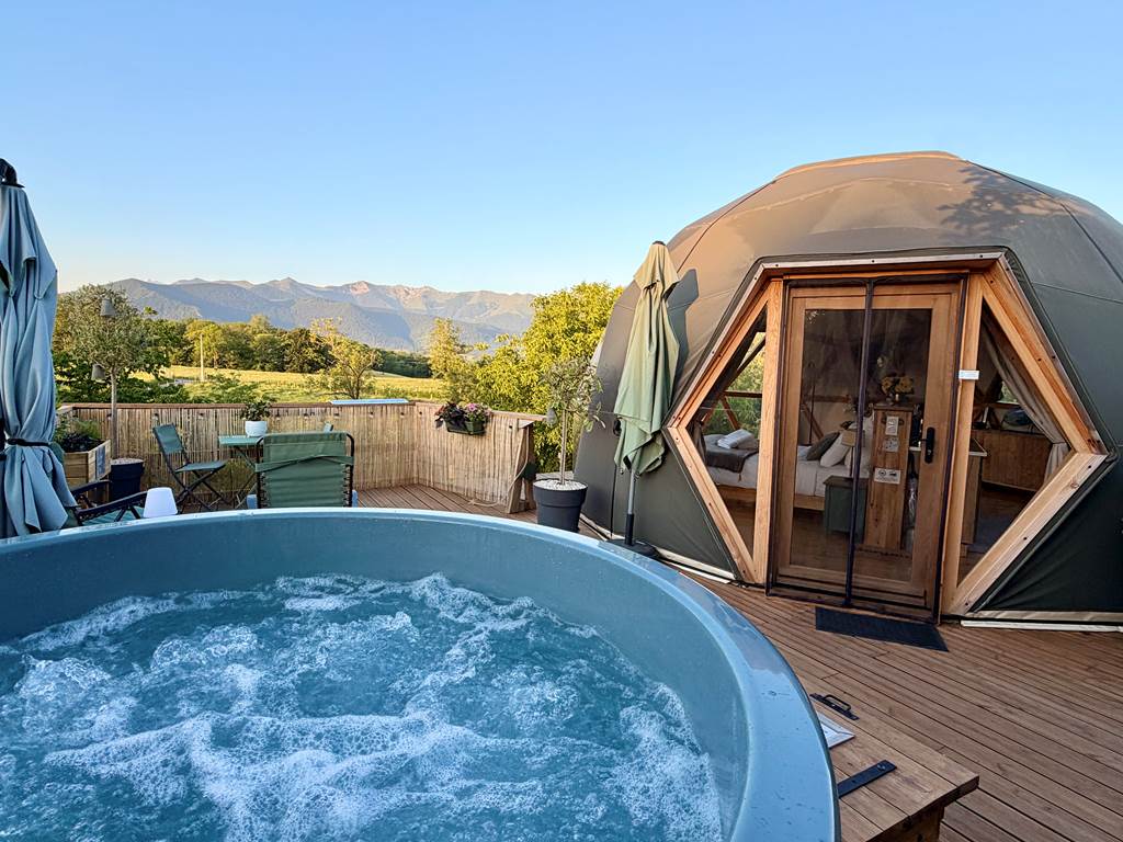 Bain nordique avec bulles relaxantes