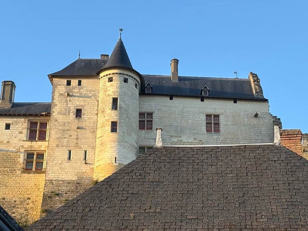 Une des vues sur le château depuis le gite
