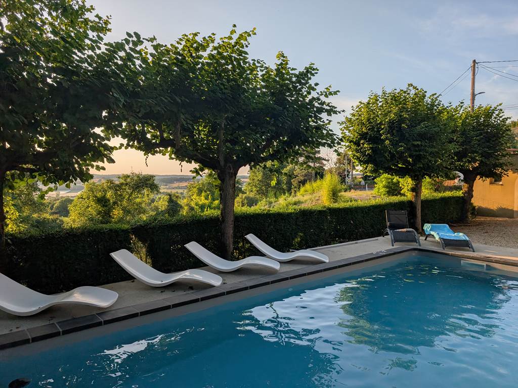 Vue de la piscine