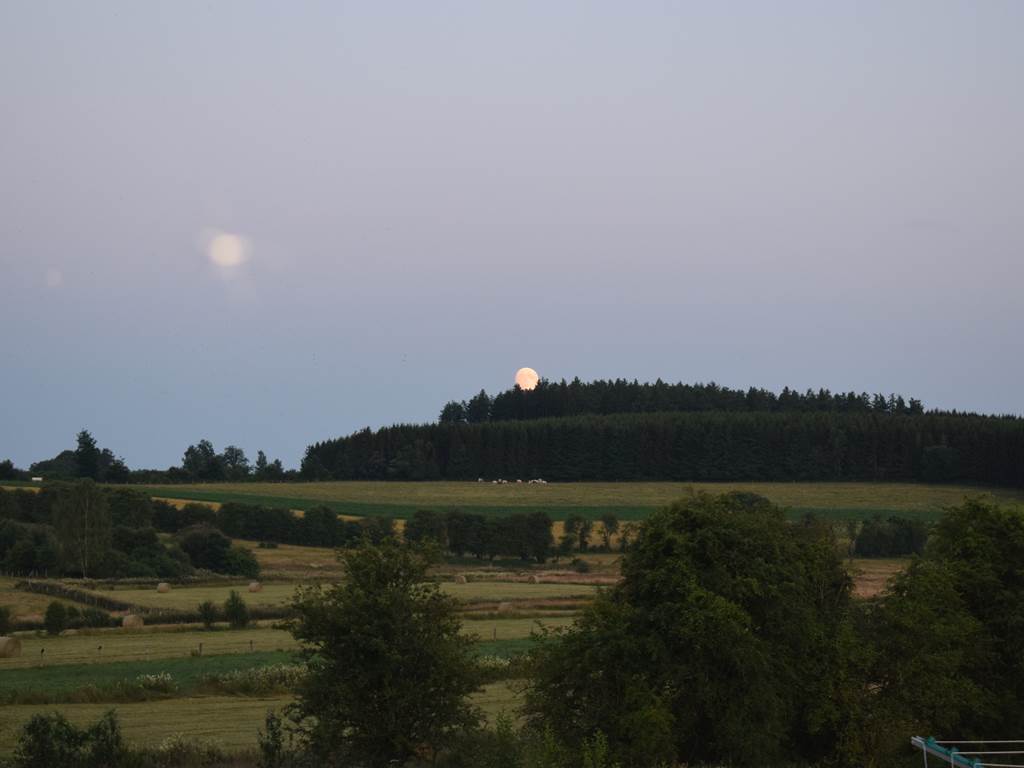 Lever de la lune