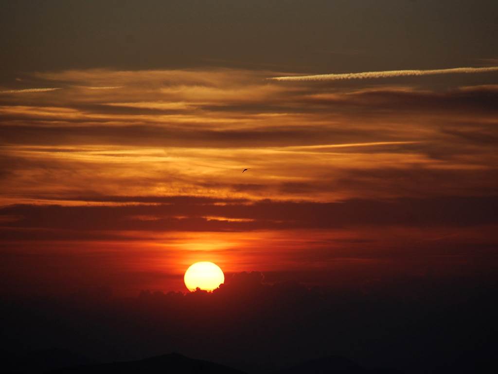Coucher de soleil en Provence
