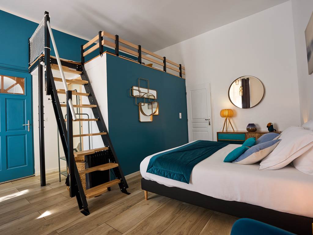 Appartement Blue - chambre