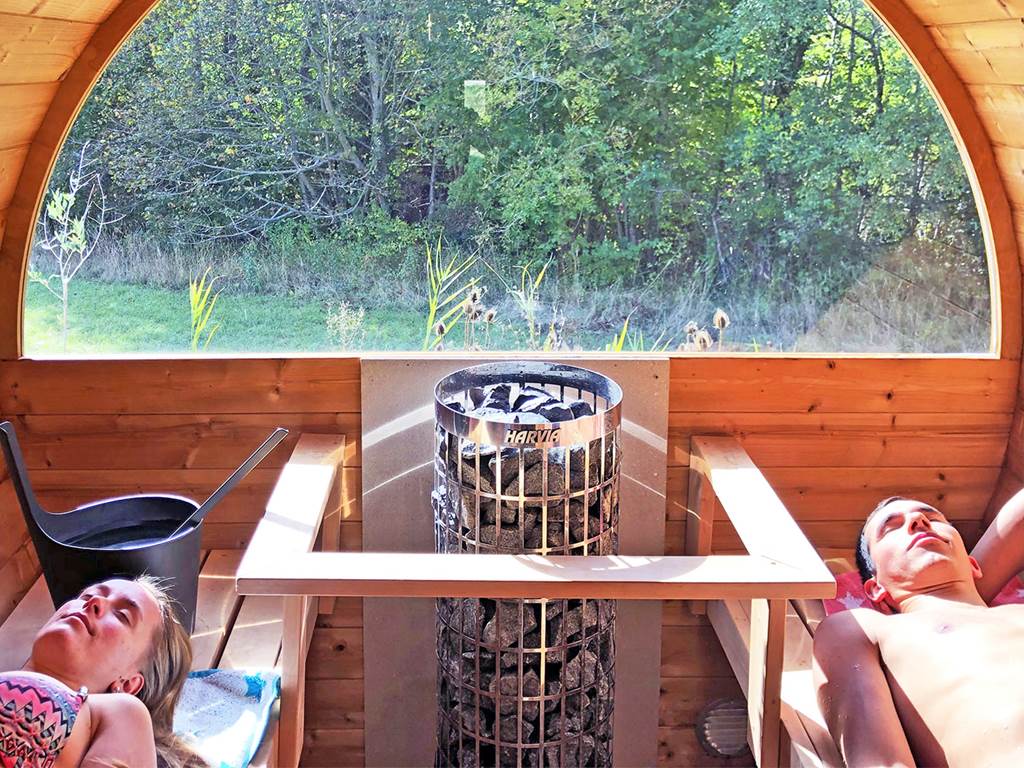 Spa sauna vitre panoramique-2