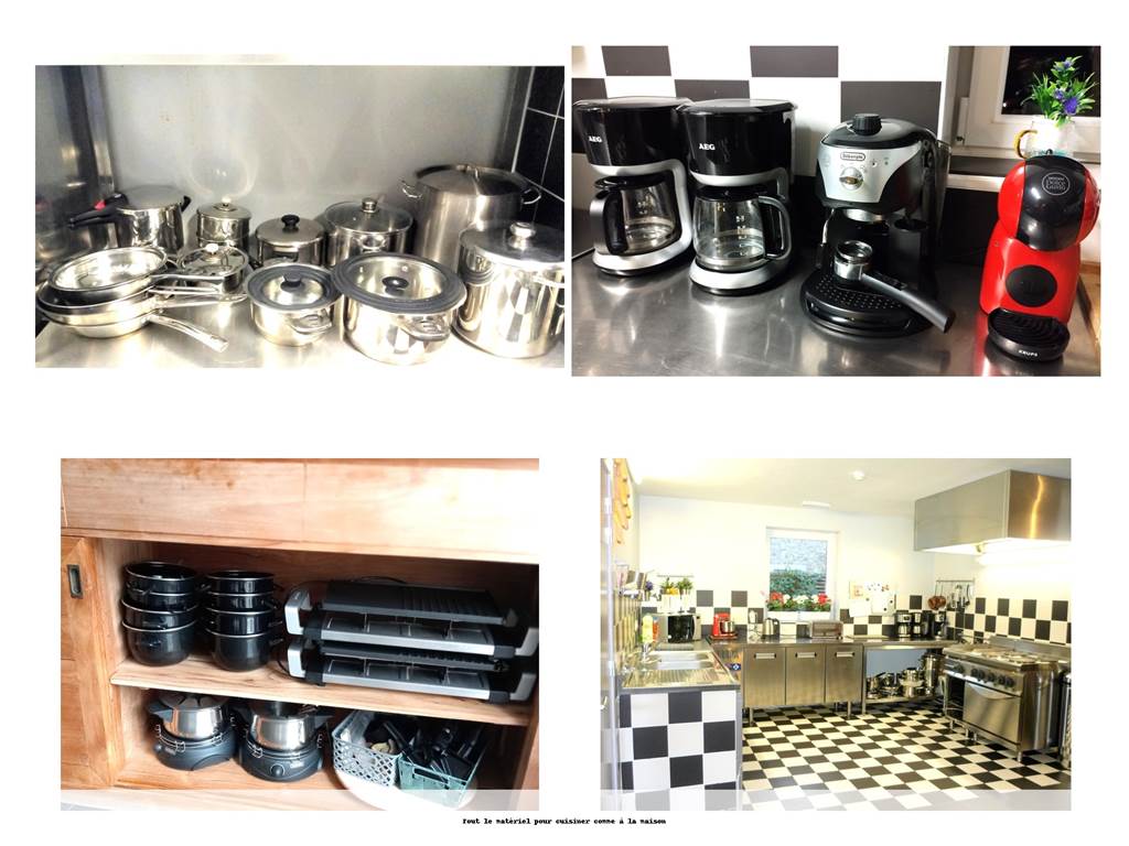 Vous trouverez, sur place, une masse de matériel