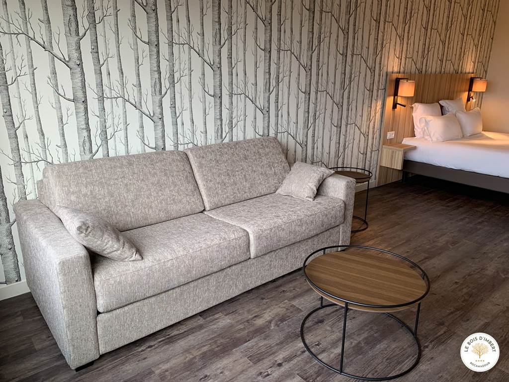 Chambre Triple Deluxe vue d'ensemble 3 Hotel Le Bois D'imbert