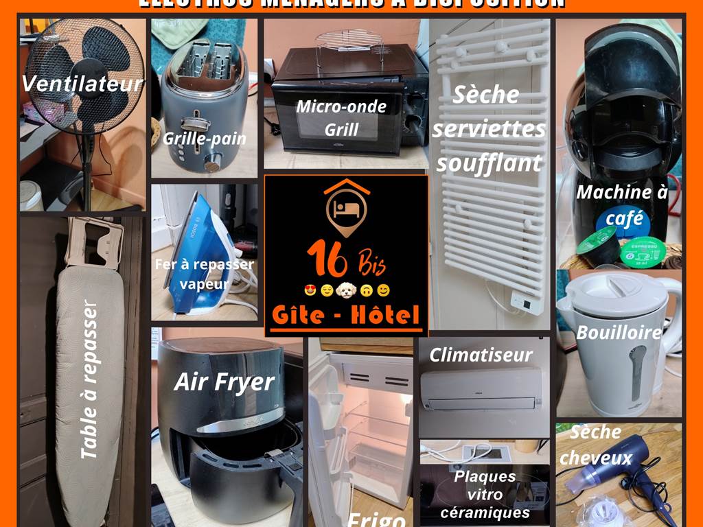 Electros ménagers-16 bis gite-hotel.