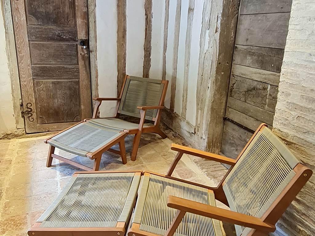 Salon de repos côté sauna