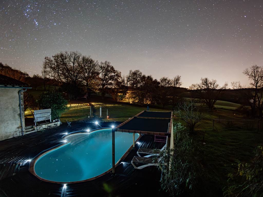 La piscine de nuit